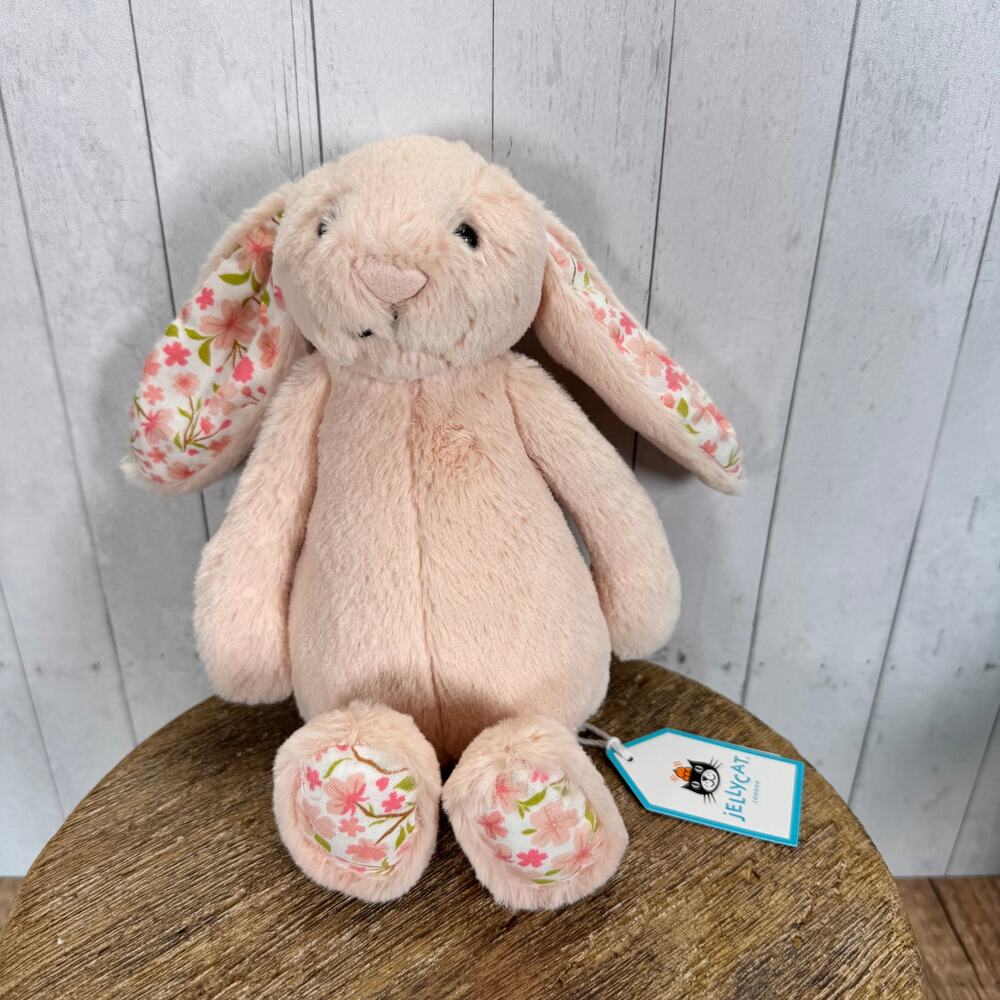 Bundle Set of 2 Jellycat Larry Lobster Small Blush Bunny Cherry NEW! Authentic - Picture 7 of 12